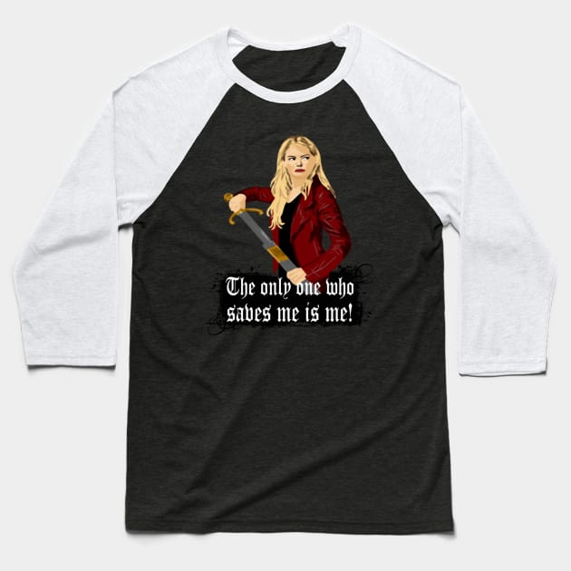 the Savior Baseball T-Shirt by MermaidsAndMagic